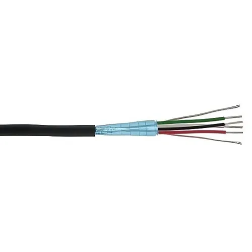 Kramer BC-2T-300M BC-2T Series 20AWG Audio or Control Bulk Cable, 2-Shielded Pair, 985', Black