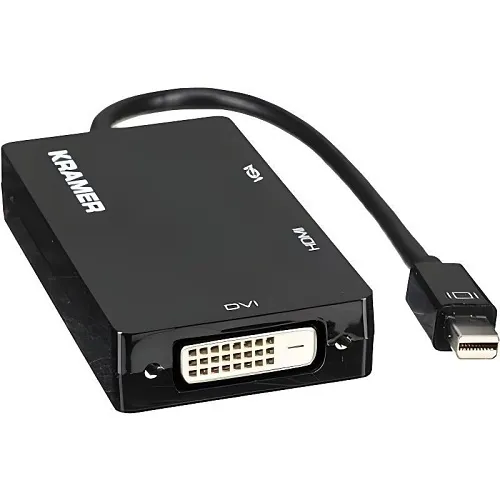 Kramer ADC-MDP/M4 Mini DisplayPort to DVI Adapter Cable