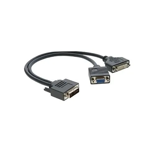 Kramer ADC-DM/DF+GF DVI-I to DVI-D + VGA Male Adapter