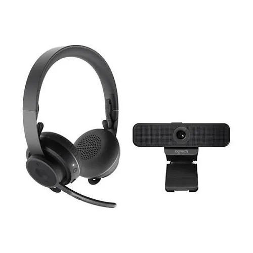 Logitech 991-000310 Personal Video Collaboration Kit with Headset and Webcam