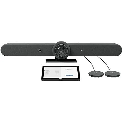 Logitech 991-000536 Rally Bar Room Kit, Includes Logitech Rally Bar No-Radio, TAP CAT5e and (2) Mic Pod