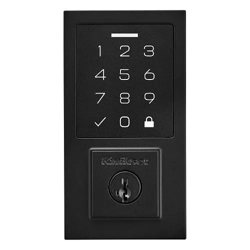 Kwikset 992700-005 270 SmartCode Contemporary Electronic Deadbolt, Matte Black