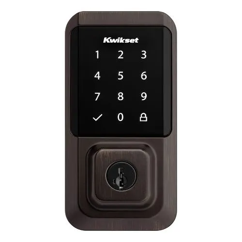Kwikset 99390-002 939 WIFI TSCR 11P Halo Touchscreen Wi-Fi Enabled Smart Lock, Venetian Bronze
