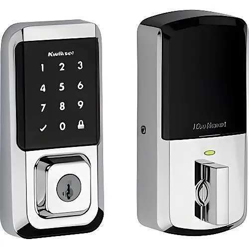 Kwikset 99390-003 Halo Touchscreen Wi-Fi Enabled Smart Lock, Polished Chrome