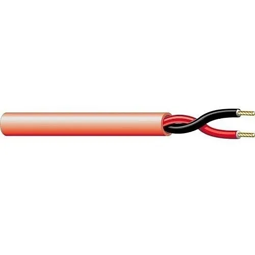 West Penn 994 1000' Fire PVC Unshilded Cable, 14/1, BC, White