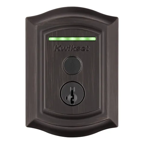 Kwikset 99590-002 959 TRL FPRT WIFI 11P Halo Touch Traditional Fingerprint Wi-Fi Enabled Smart Lock, Venetian Bronze