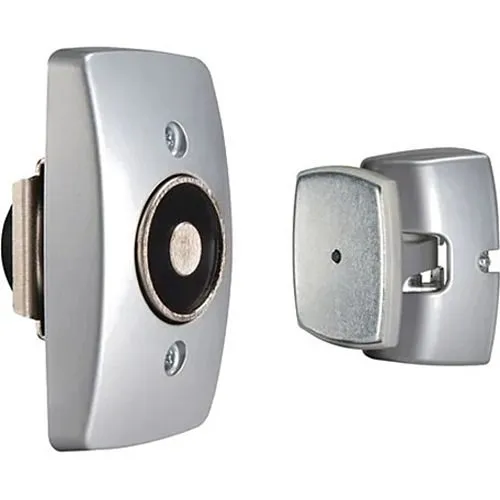 Norton Rixson 997M 689 Surface Mount Electromagnetic Door Holder / Release, 24VDC, Wall Mounted, Sprayed Aluminum
