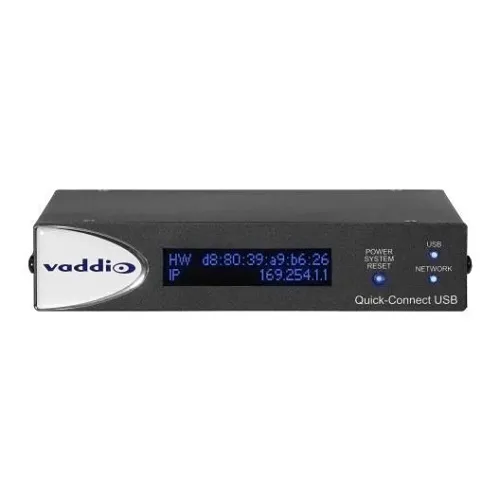 Vaddio 998-1105-038 Quick-Connect USB Interface for Video, Power and Control Over CAT5, Up to 150’ (45.72m)