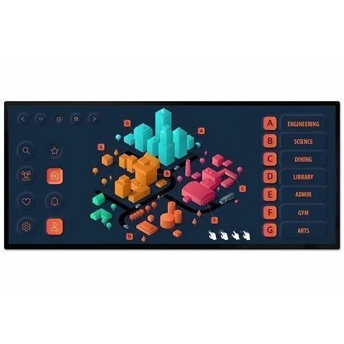 Planar 998-3424-01 URW105 5K Ultra-Wide LCD Display, 105"