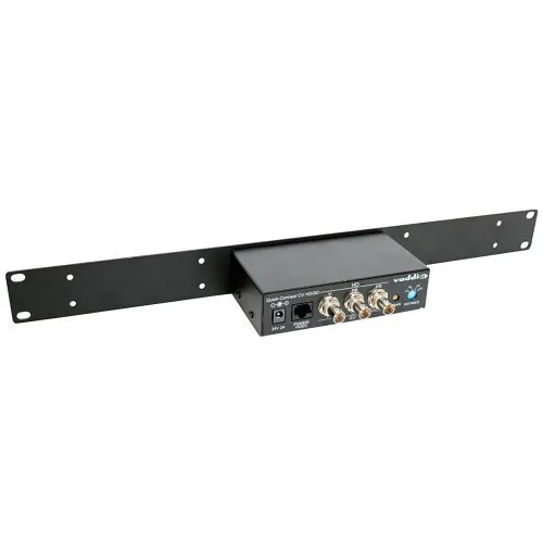 Vaddio Rack Panel for Interfaces, 1U RMS, Black (998-6000-002)