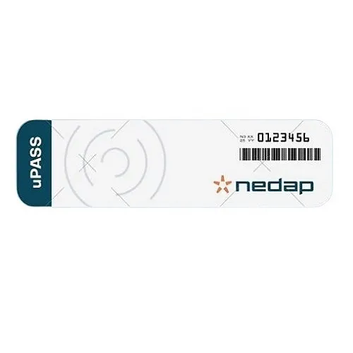Nedap 9988807 uPASS UHF Windshield Tag Spec US, 4.25x1.37"