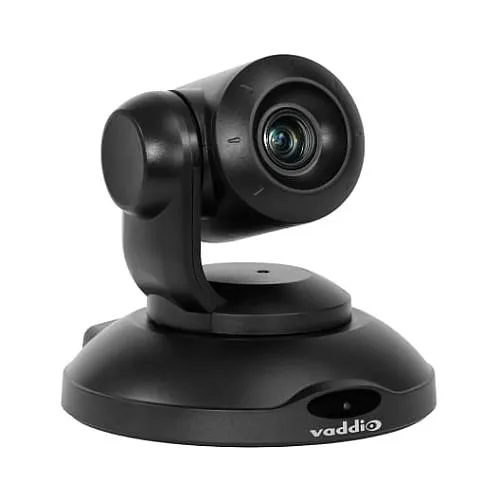 Vaddio 999-30200-000 EasyIP 10 HD PTZ Camera for Conference Rooms, 10x Optical Zoom, Black