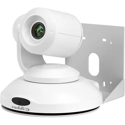 Vaddio EasyIP 10 HD PTZ Video Conferencing Camera, PoE+, 10x Zoom, White (999-30200-000W)