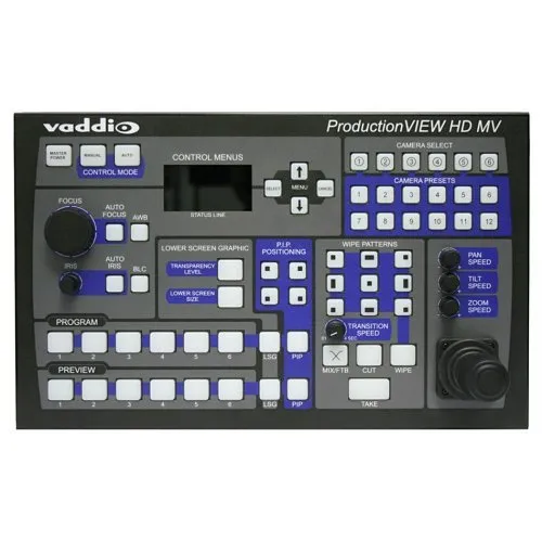 Vaddio ProductionVIEW HD MV Camera Control Console, Black (999-5625-000)