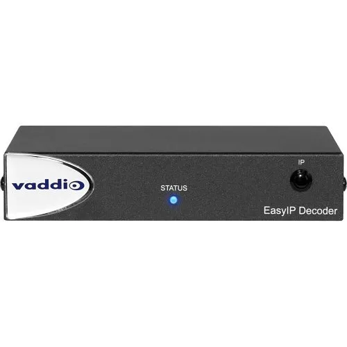 Vaddio 999-60210-000 EasyIP AV-Over-IP Video Conferencing Decoder, Black