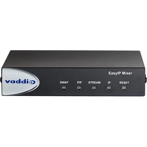 Vaddio 999-60320-000 EasyIP Mixer for AV-Over-IP Conference Cameras, With Dante Audio