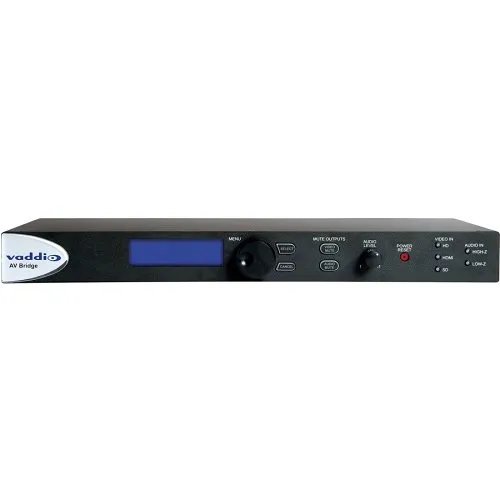 Vaddio 999-8210-000 AV Bridge, Streaming Video and Audio, Black