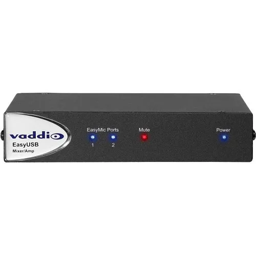 Vaddio EasyUSB Mixer/Amp Integrated Audio Mixer and Amplifier, Black (999-8530-000)
