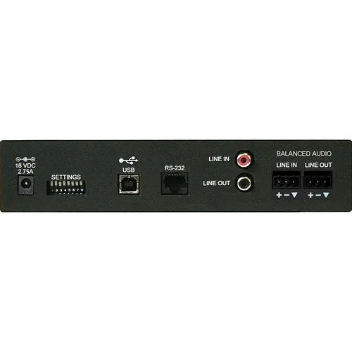 Vaddio EasyUSB AudioBRIDGE Professional Audio USB Interface, Black (999-8536-000)