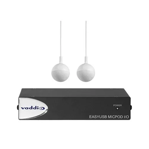 Vaddio EasyUSB MicPOD I/O with Ceiling Microphone Series (999-88000-000)