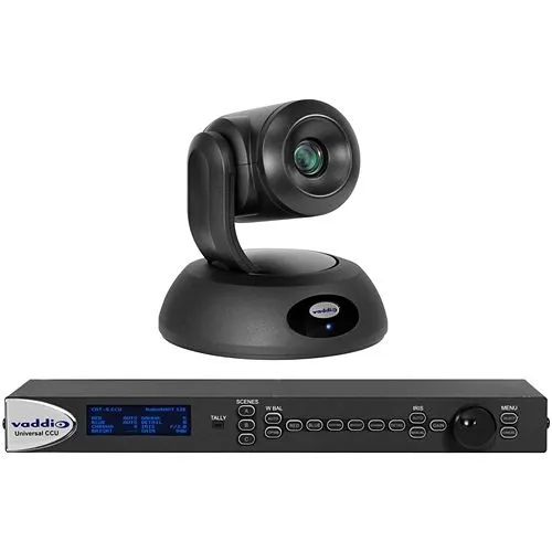 Vaddio RoboSHOT 12E 8.5 MP QCCU System Series Video Conferencing Camera, Black (999-99070-000)