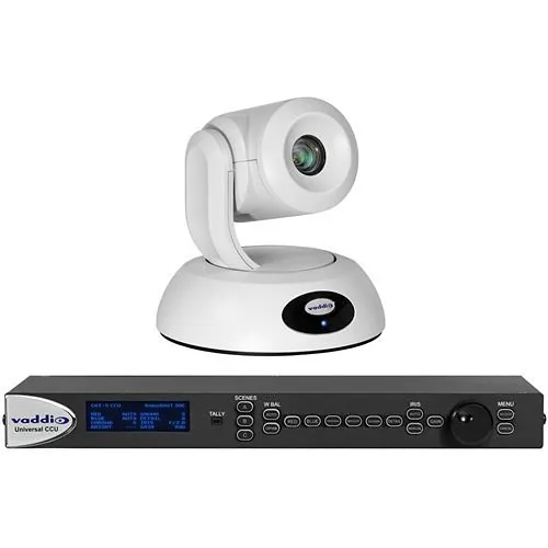 Vaddio RoboSHOT 30E 8.5 MP QCCU Elite System Series Video Conferencing Camera, White (999-99170-000W)