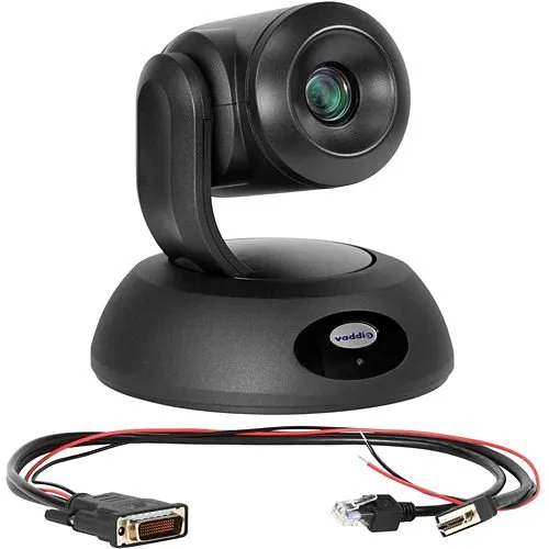 Vaddio RoboSHOT 8.5 MP 12E HDMI for Polycom Codecs Series Video Conferencing Camera, Black (999-99400-500)