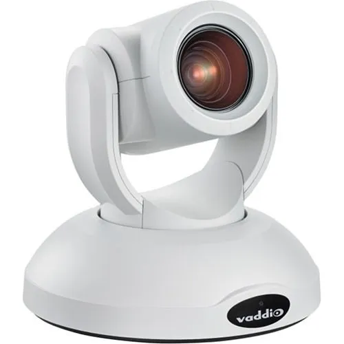 Vaddio 999-9950-000W RoboSHOT 20 UHD PTZ Camera for Video Conferencing, White