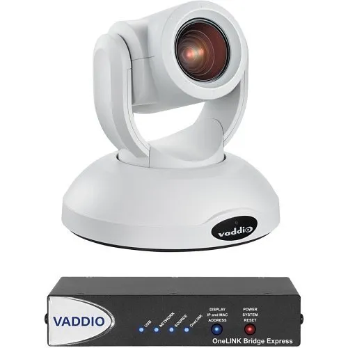 Vaddio RoboSHOT 20 UHD OneLINK Bridge Express System, White (999-9950-270W)