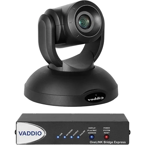 Vaddio 999-9952-270 RoboSHOT 40 UHD Series OneLINK Bridge Express System, Black