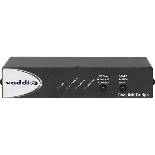 Vaddio 999-99600-200 RoboSHOT 12E OneLINK Bridge System Video Conferencing Camera, Black