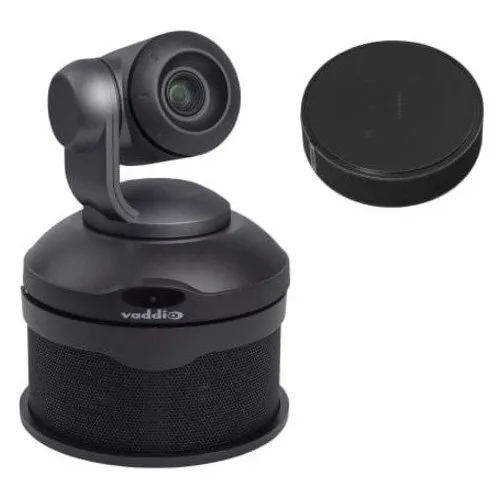 Vaddio 999-99950-300B Vaddio ConferenceSHOT AV Video Conferencing Camera Kit with (1) Table Mic and (1) AV Speaker, Black