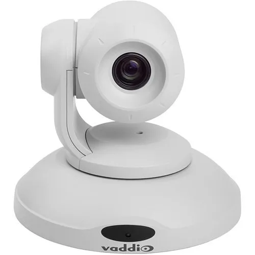 Vaddio 999-99950-700W AV 1080p PTZ Camera System with Two Microphones, White
