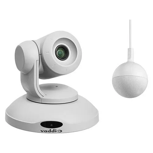 Vaddio 999-99950-800W Vaddio ConferenceSHOT AV Video Conferencing Camera Kit with (1) Ceiling Mic, White