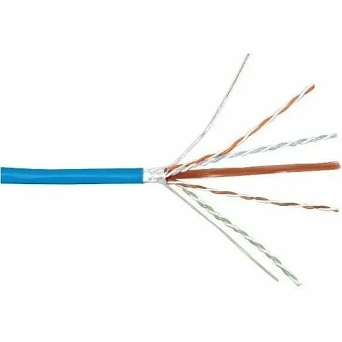 Siemon 9A6P4-A5-02-R1A CAT6(a) 23/4 Pair F/UTP Plenum Cable, 1000' Reel, White