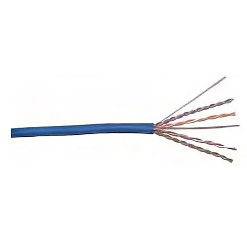 Siemon 9C6P4-E3-06-RXA CAT6 Plenum Cable, 23/4 Solid BC, E3, Unshielded, UTP, CMP, 1000' (304.8m) REELEX, Blue