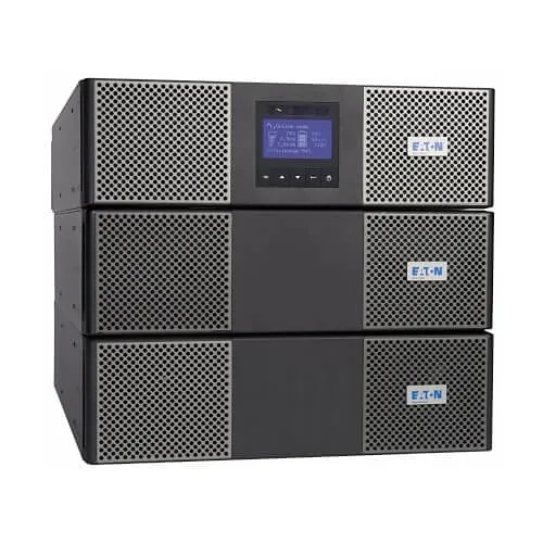 Eaton Tripp Lite 9PX11KTF11M Online Double-Conversion UPS, Hardwired Input, 8x 5-20R, 2 L14-30R, 3 L6-30R Hardwired Outlets, Cybersecure IP Card, 9U, 9PX 11kVA 10kW 208V