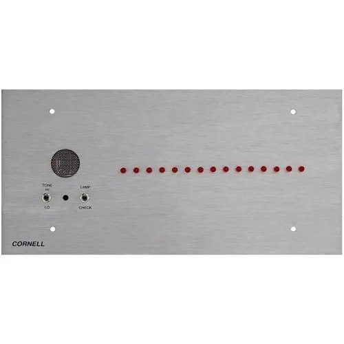 Alpha A-4015/TG 15-Zone Visual Annunciator, UL, Gray