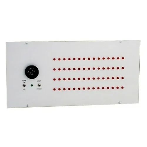 Cornell A-4060/TG Flush Back Box, 15 LED'S in 4-Horizontal Rows-Single Status