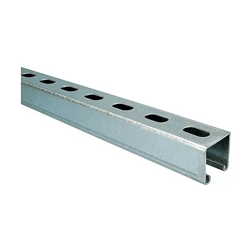 nVent CADDY A14H1000PG Strut Channel Type A, Slotted, Steel, PG, 10' 1.625" 1.625" 14 GA