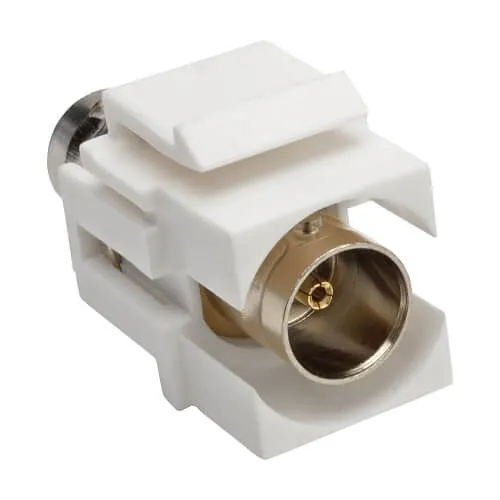 Eaton Tripp Lite A230-001-KP BNC All-in-One Keystone / Panel Mount Coupler, Female to Female, 75 Ohms