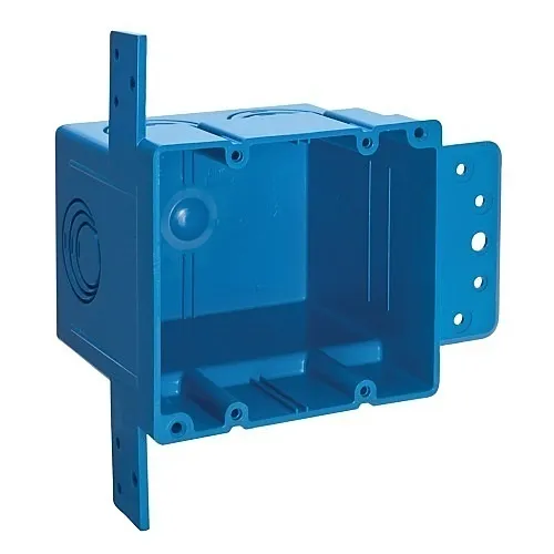 ABB A238 Gang 4" Outlet Box, Material PVC, Blue