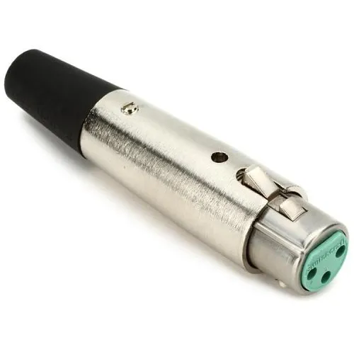 Switchcraft A3F A-Series 3-Pin XLR Female Cable End, Silver / Nickel