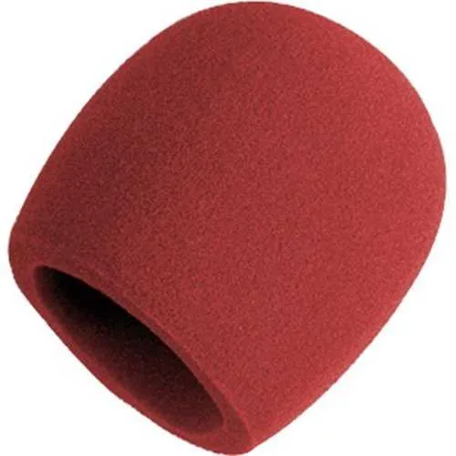Shure A58WS Microphone Windscreen for Ball-Type Microphones, Red