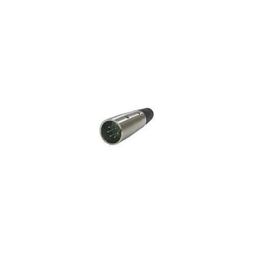 Switchcraft A5M 5-Pin Male Connector, Silver Nickel Finish