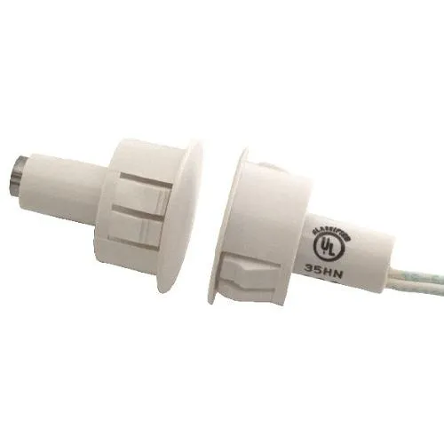 GRI AA180-A-W 3/4" Diameter, Recessed Switch Steel Door Switch, 2-Pack