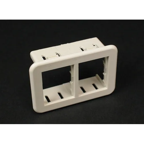 Wiremold AB2TJ-WH Ortronics TracJack 2A Mini Adapter Mounting Bezel, White