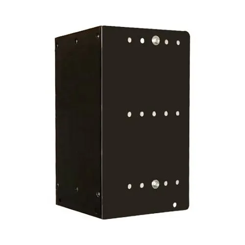 MantelMount AB40 Adapter Bracket for Shelve Mt, Horizontal Adapter or Pass-Throygh Support, Black Matte