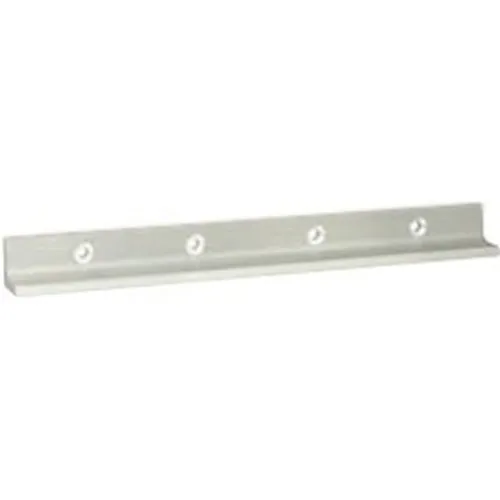 RCI AB-710 Surface Single MiniMag Series Angle Bracket for 8371, 1"H x 1"W x 9-3/8"L, Brushed Anodized Aluminum