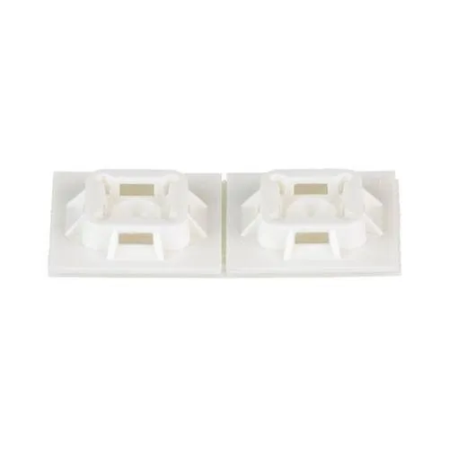 Panduit ABM100-A-C Cable Tray & Tie Mount, Adhesive 1" by 1" (25.4mm x 25.4mm)
